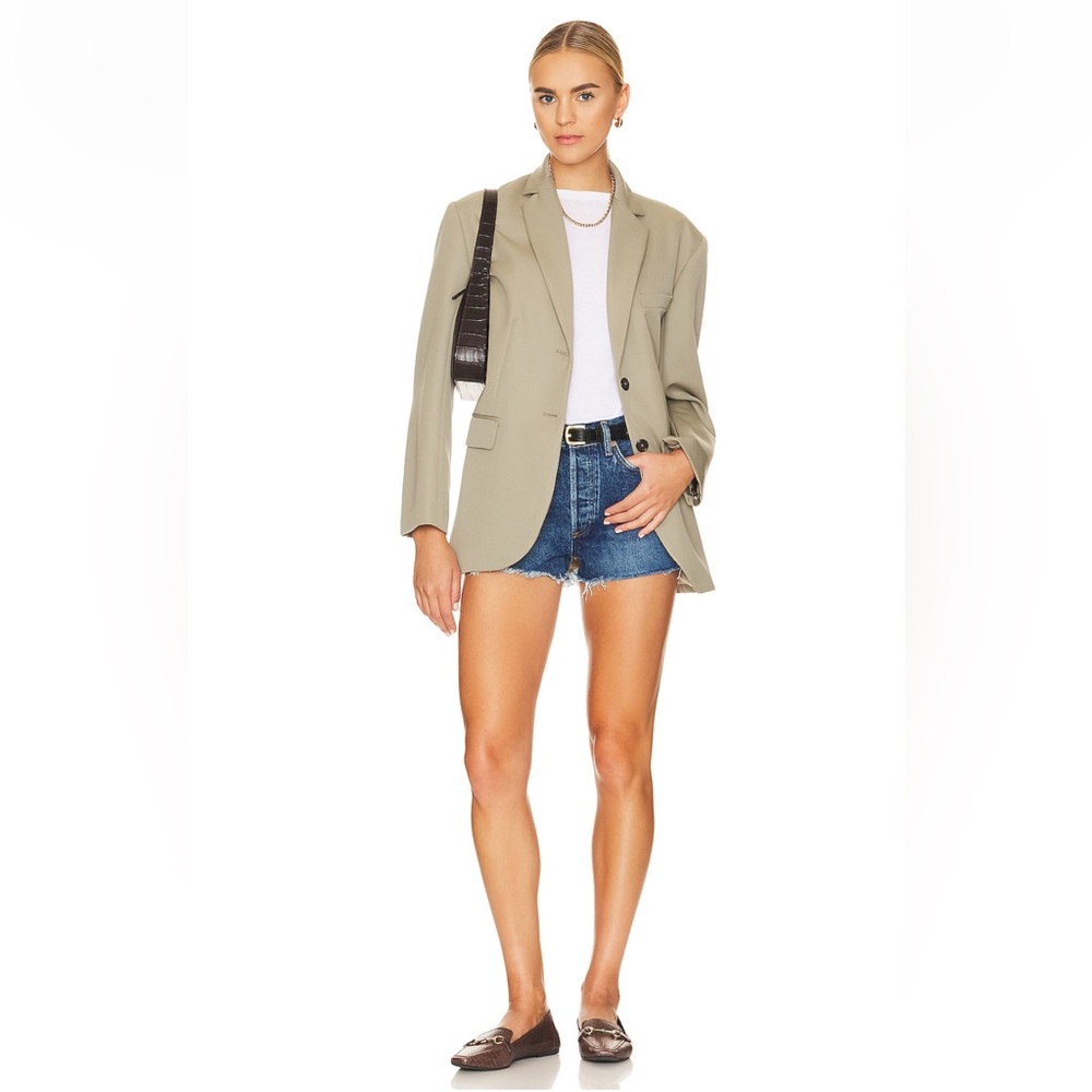 Agolde Parker Denim Cutoff Shorts 25